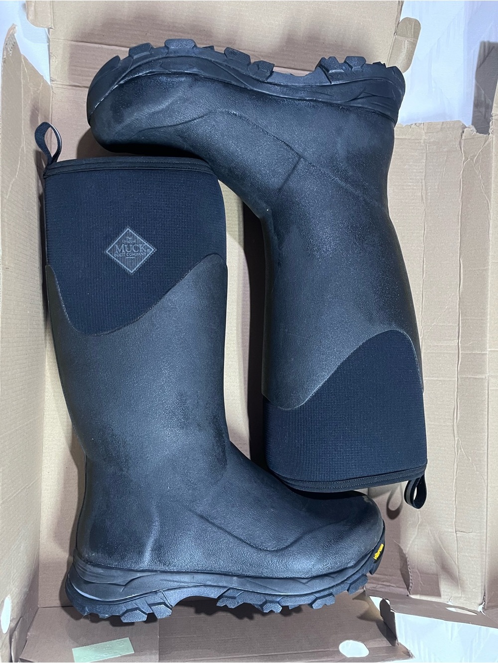 The Original Muck Arctic Ice Grip Vibram Men's Black Tall Waterproof Boots - Picture 2 of 10